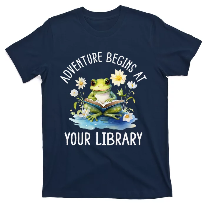 Adventure Begins At Your Library Summer Reading Program 2024 T-Shirt