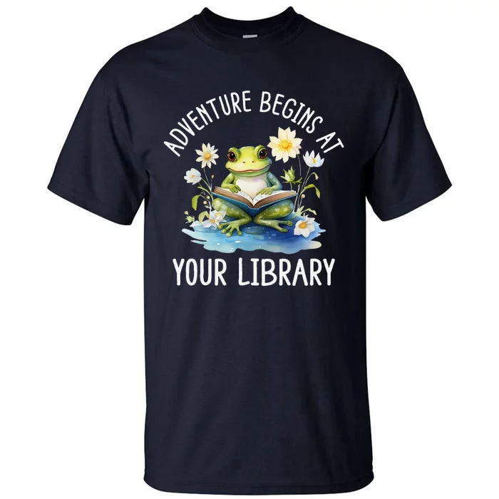 Adventure Begins At Your Library Summer Reading Program 2024 Tall T-Shirt