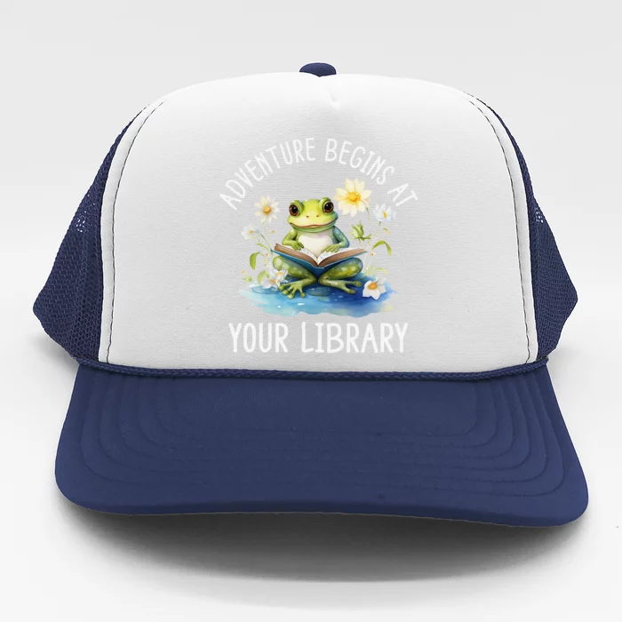 Adventure Begins At Your Library Summer Reading Program 2024 Trucker Hat