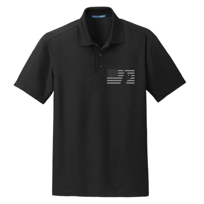 American Baseball Dry Zone Grid Performance Polo