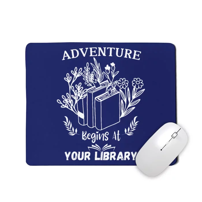 Adventure Begins At Your Library Summer Reading Mousepad