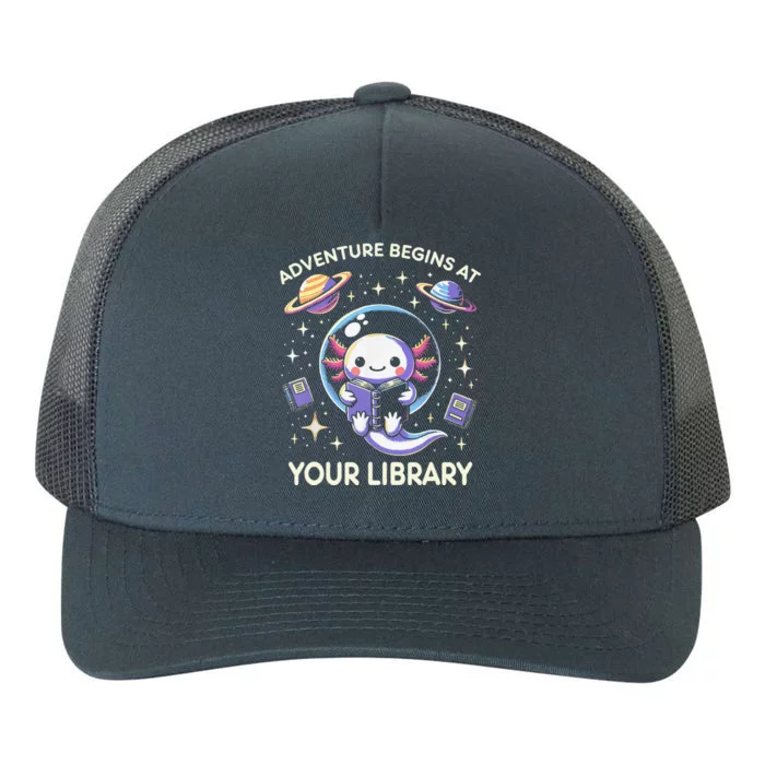 Adventure Begins At Your Library Summer Reading Program 2024 Yupoong Adult 5-Panel Trucker Hat