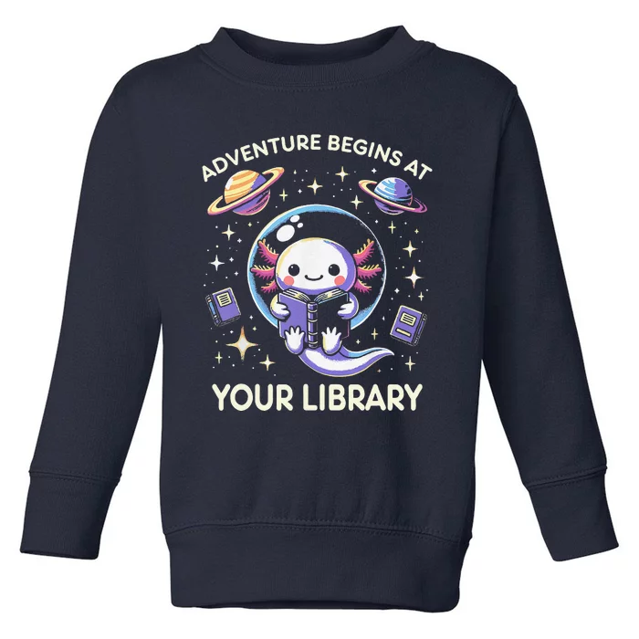 Adventure Begins At Your Library Summer Reading Program 2024 Toddler Sweatshirt