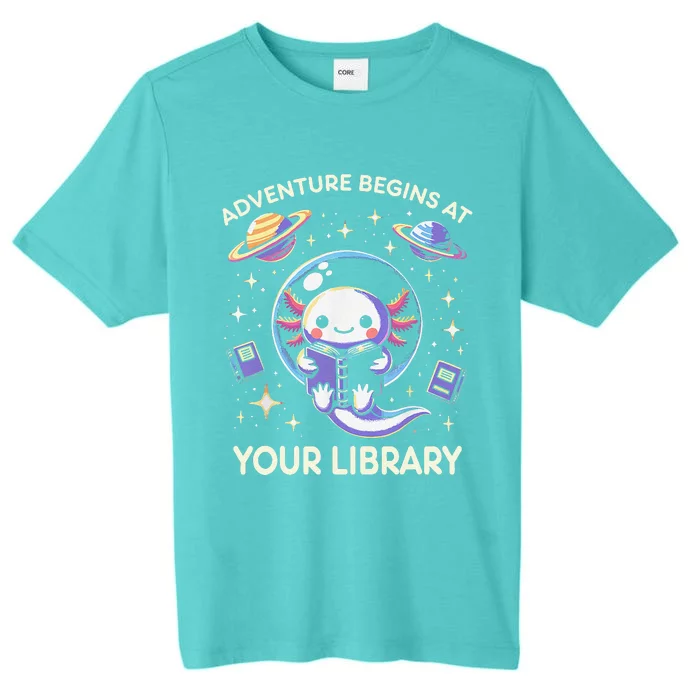 Adventure Begins At Your Library Summer Reading Program 2024 ChromaSoft Performance T-Shirt