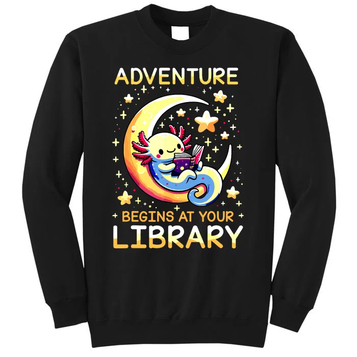 Adventure Begins At Your Library Summer Reading Program 2024 Tall Sweatshirt