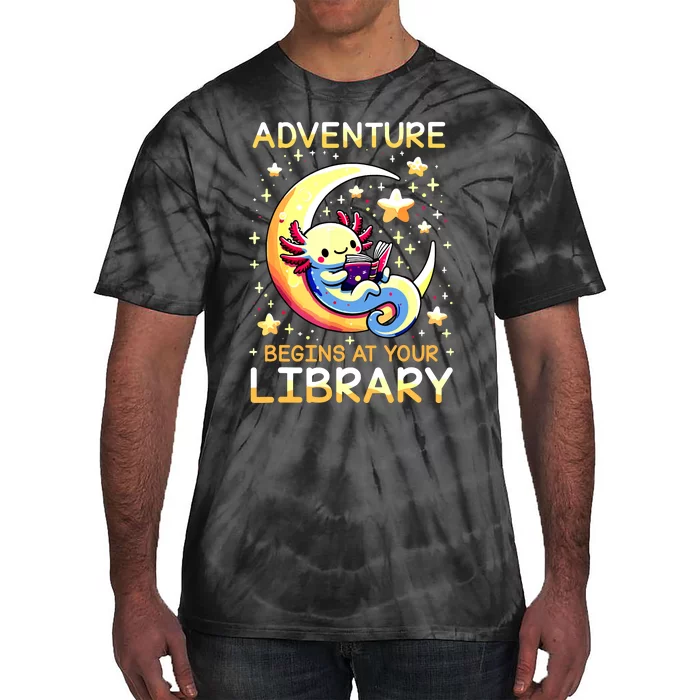 Adventure Begins At Your Library Summer Reading Program 2024 Tie-Dye T-Shirt