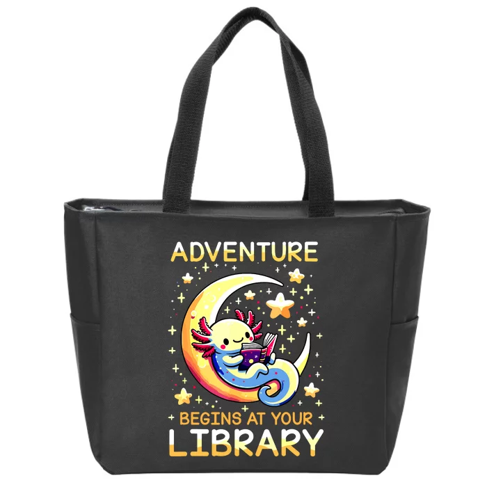 Adventure Begins At Your Library Summer Reading Program 2024 Zip Tote Bag