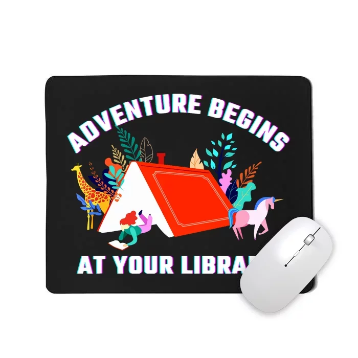 Adventure Begins At Your Library Summer Reading 2024 Mousepad