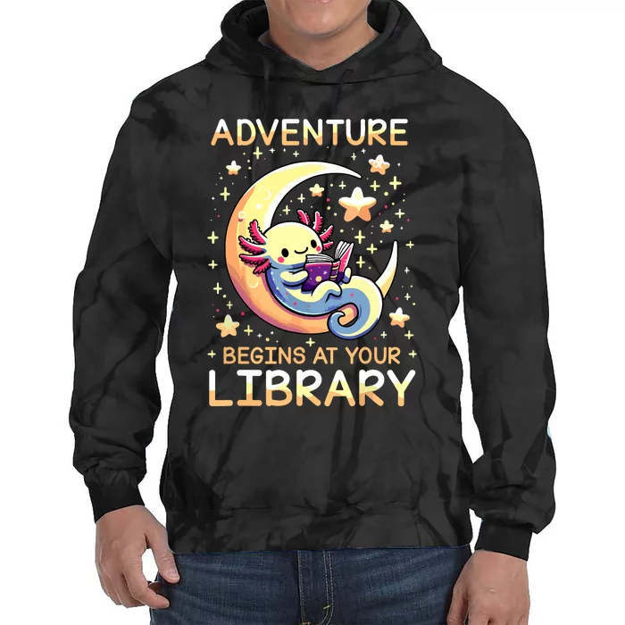 Adventure Begins At Your Library Summer Reading Program 2024 Tie Dye Hoodie