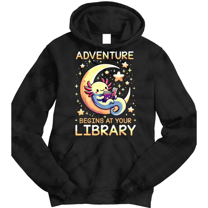 Adventure Begins At Your Library Summer Reading Program 2024 Tie Dye Hoodie