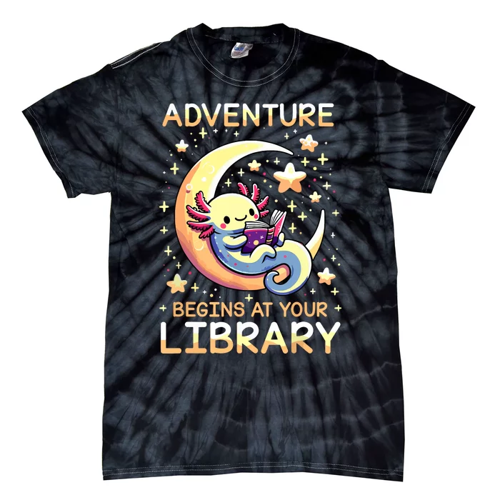 Adventure Begins At Your Library Summer Reading Program 2024 Tie-Dye T-Shirt