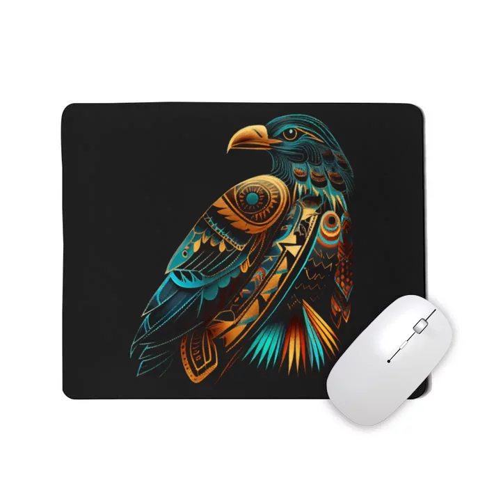 Amazon Bird American Indian Northwest Tribal Graphic Tees Mousepad