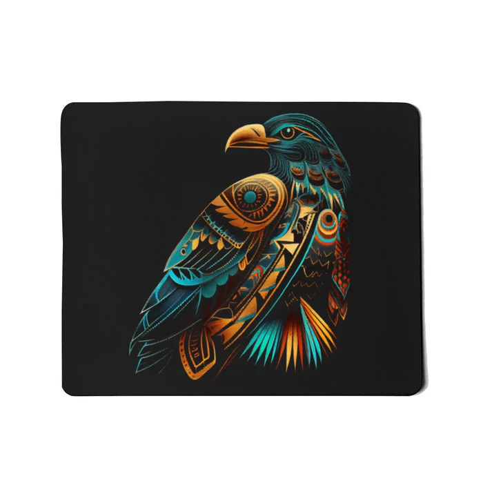 Amazon Bird American Indian Northwest Tribal Graphic Tees Mousepad