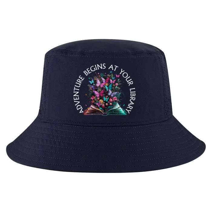 Adventure Begins At Your Library Summer Reading 2024 Cool Comfort Performance Bucket Hat