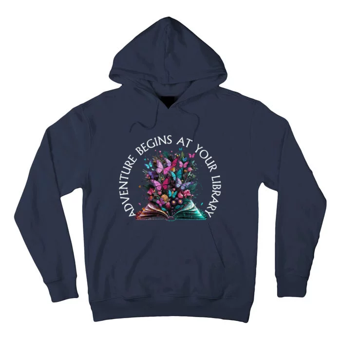 Adventure Begins At Your Library Summer Reading 2024 Tall Hoodie