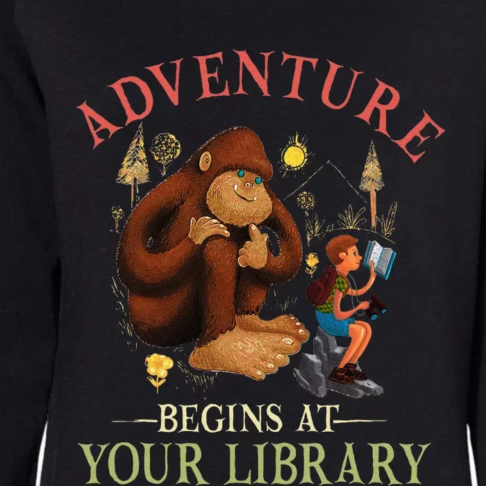 Adventure Begins At Your Library Summer Reading 2024 Womens California Wash Sweatshirt