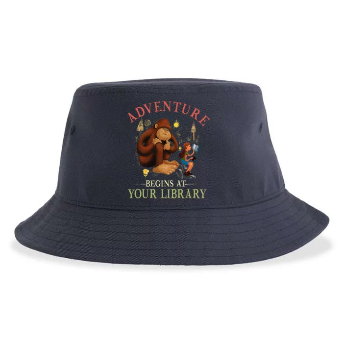 Adventure Begins At Your Library Summer Reading 2024 Sustainable Bucket Hat