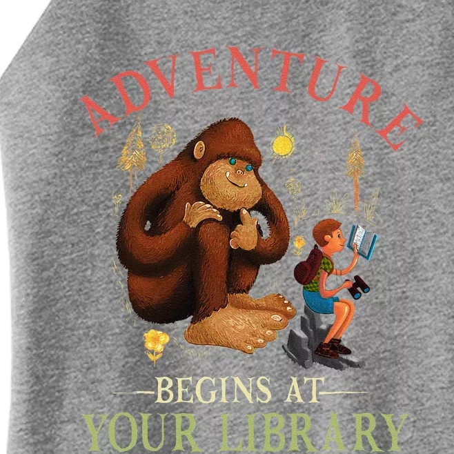 Adventure Begins At Your Library Summer Reading 2024 Women’s Perfect Tri Rocker Tank