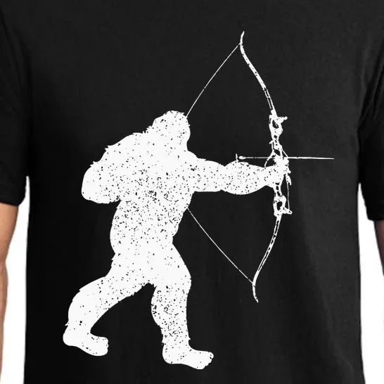 Archery Bowman Archer Bowhunter Arrow Bigfoot Legend Pajama Set