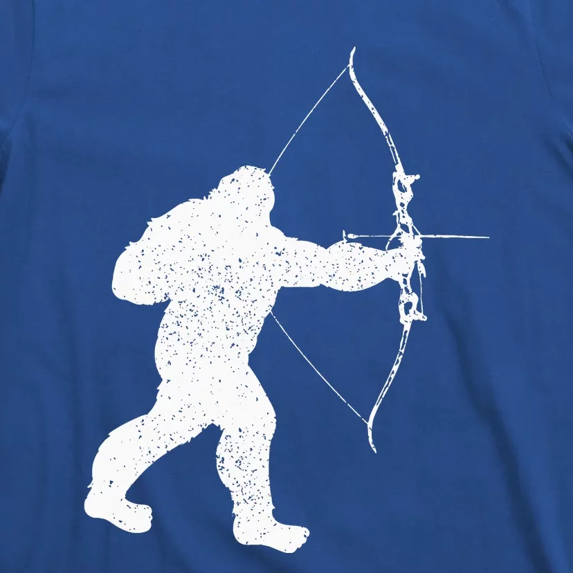 Archery Bowman Archer Bowhunter Arrow Bigfoot Legend T-Shirt