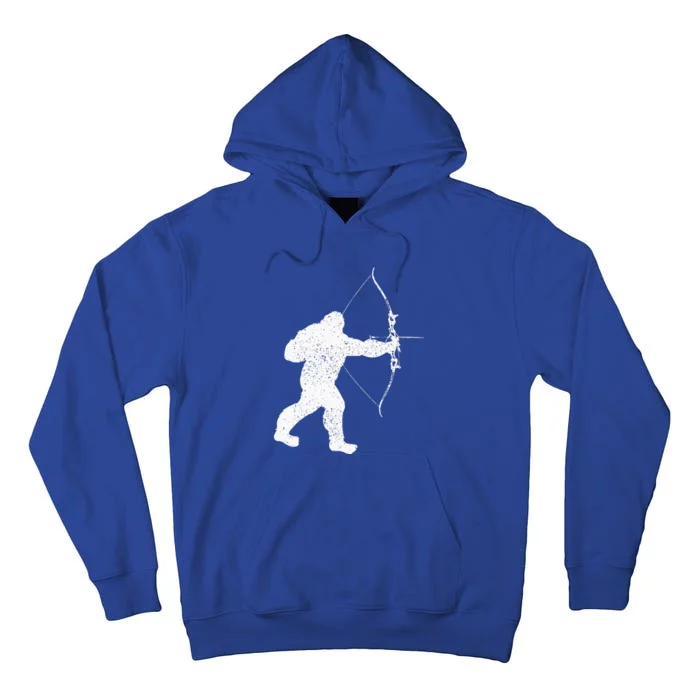 Archery Bowman Archer Bowhunter Arrow Bigfoot Legend Tall Hoodie