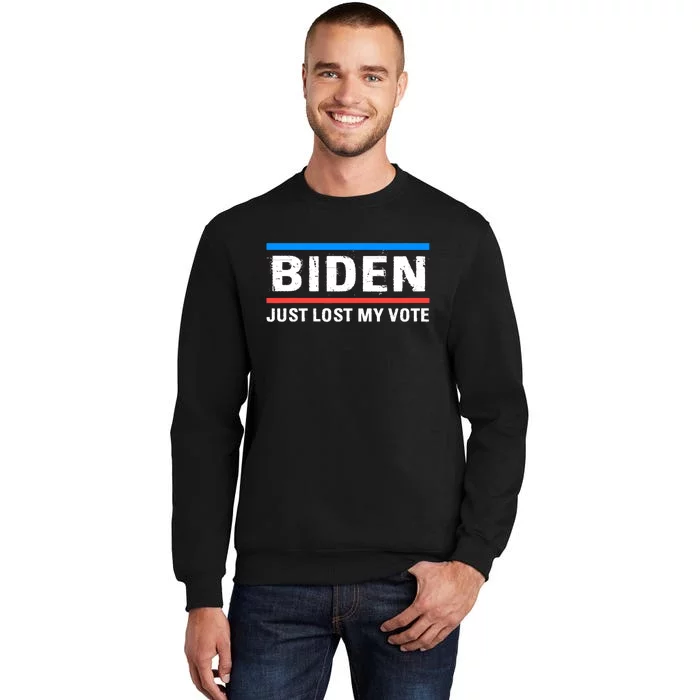 Anti Biden Anti Joe Biden Cancel Joe Biden Tall Sweatshirt