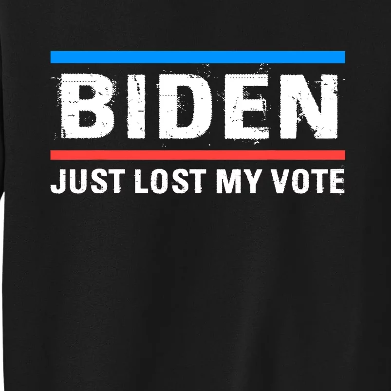 Anti Biden Anti Joe Biden Cancel Joe Biden Tall Sweatshirt