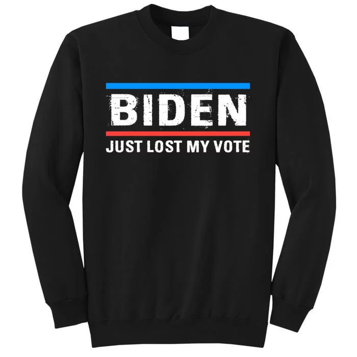 Anti Biden Anti Joe Biden Cancel Joe Biden Tall Sweatshirt