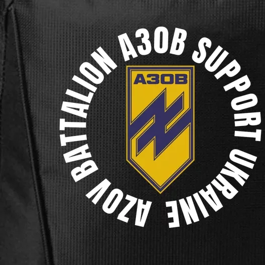 Azov Battalion A30B Support Ukraine I Stand With Ukraine City Backpack