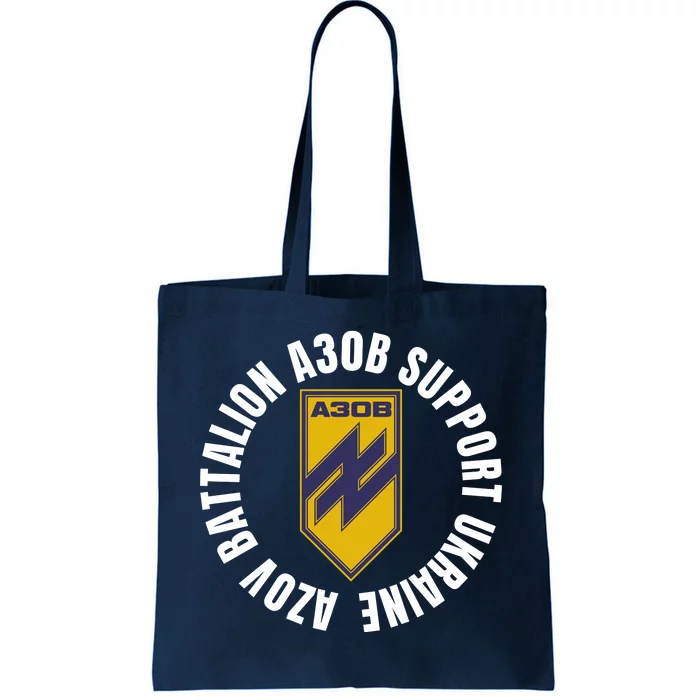 Azov Battalion A30B Support Ukraine I Stand With Ukraine Tote Bag