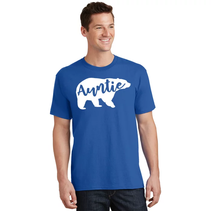 Auntie Bear Aunt Life Camping Cool Gift T-Shirt