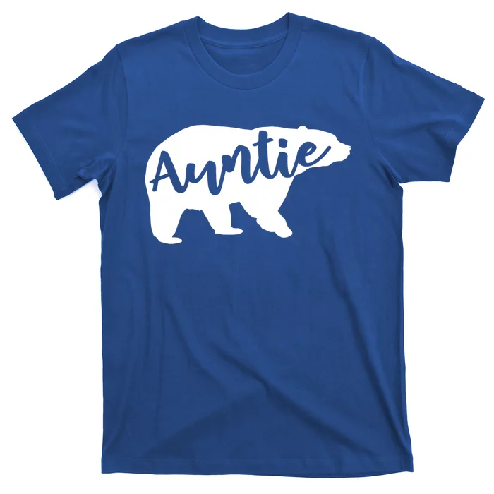 Auntie Bear Aunt Life Camping Cool Gift T-Shirt