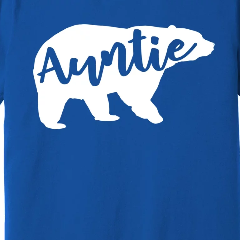 Auntie Bear Aunt Life Camping Cool Gift Premium T-Shirt