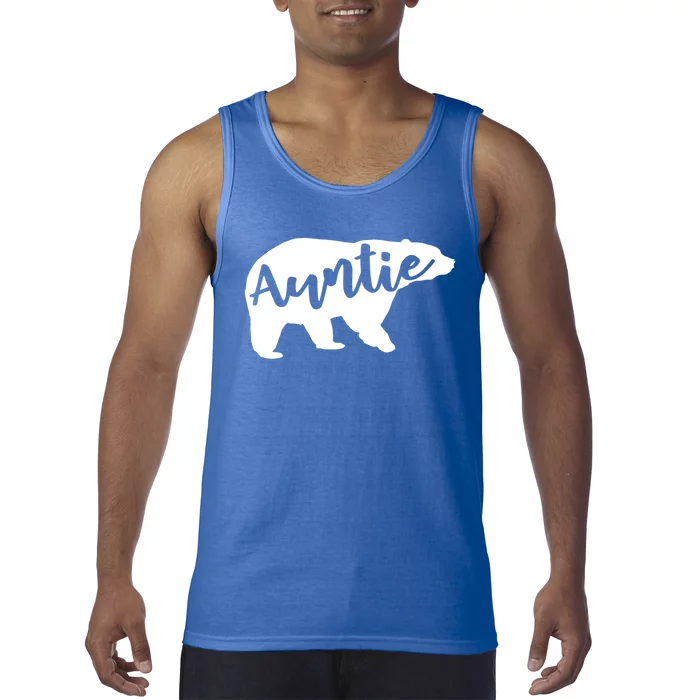 Auntie Bear Aunt Life Camping Cool Gift Tank Top