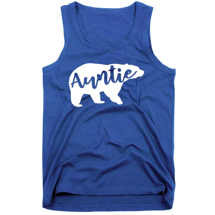 Auntie Bear Aunt Life Camping Cool Gift Tank Top