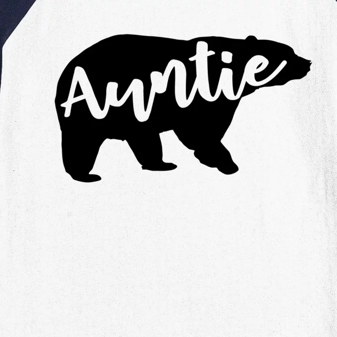 Auntie Bear Aunt Life Camping Cool Gift Baseball Sleeve Shirt