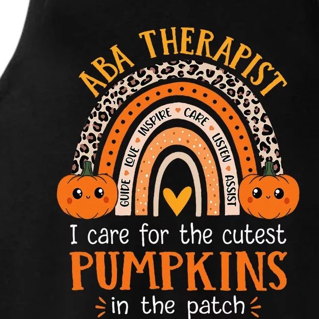 Applied Behavior Analysis Therapist Halloween ABA Therapy Ladies Tri-Blend Wicking Tank