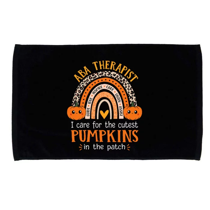 Applied Behavior Analysis Therapist Halloween ABA Therapy Microfiber Hand Towel