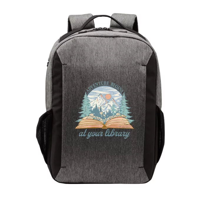 Adventure Begins At Your Library Prize Vector Backpack