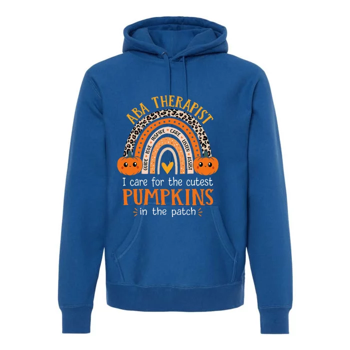 Applied Behavior Analysis Therapist Halloween ABA Therapy Premium Hoodie