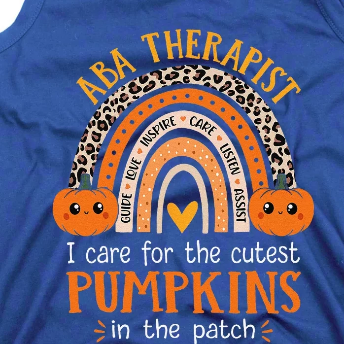 Applied Behavior Analysis Therapist Halloween ABA Therapy Tank Top