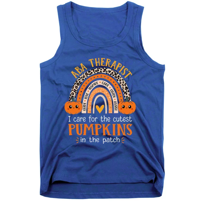 Applied Behavior Analysis Therapist Halloween ABA Therapy Tank Top