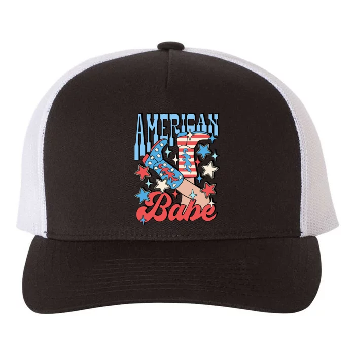 American Babe Yupoong Adult 5-Panel Trucker Hat