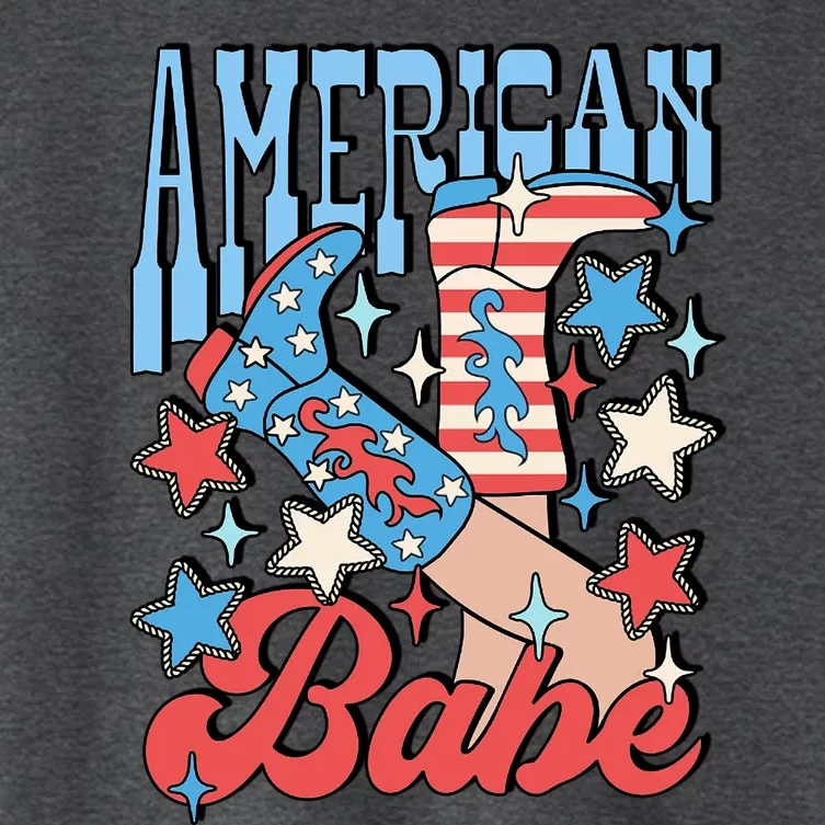 American Babe Women's Crop Top Tee