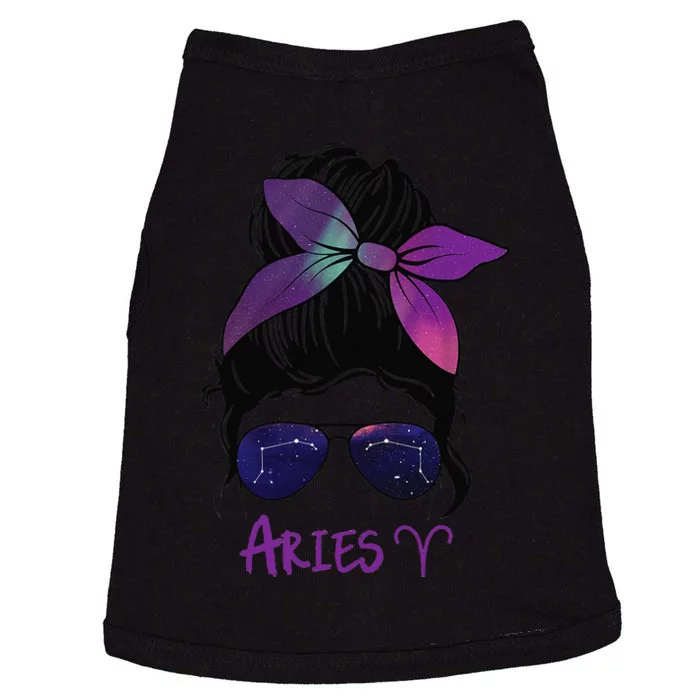 Aries Birthday Aries woman Zodiac Constellation Doggie Tank