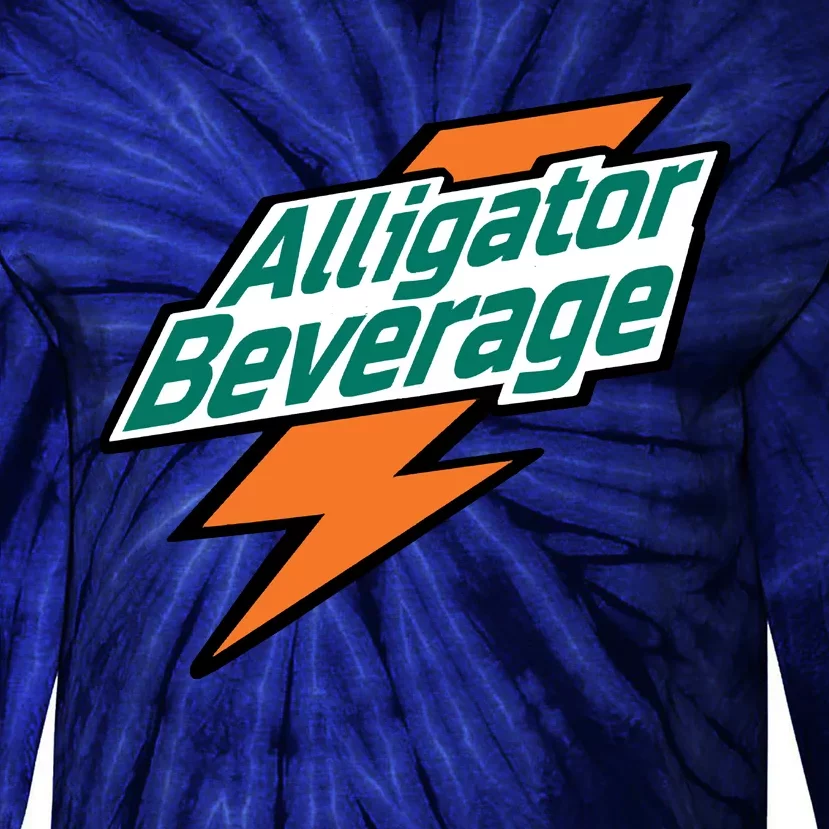 Alligator Beverage Tie-Dye Long Sleeve Shirt