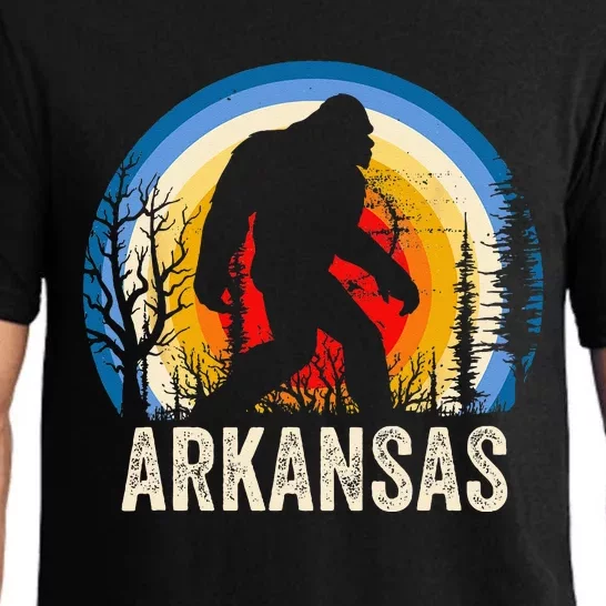 Arkansas Bigfoot Arkansas Sasquatch Hiking Pajama Set