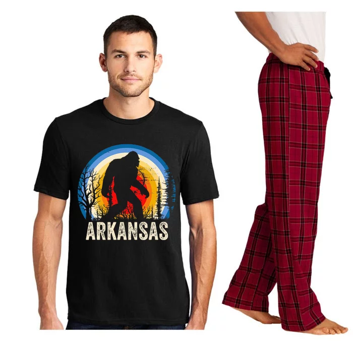 Arkansas Bigfoot Arkansas Sasquatch Hiking Pajama Set