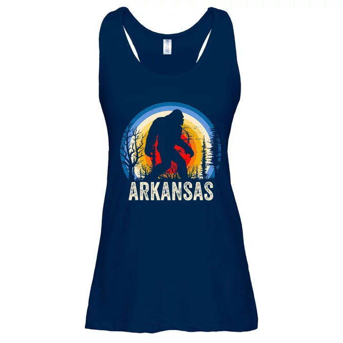 Arkansas Bigfoot Arkansas Sasquatch Hiking Ladies Essential Flowy Tank