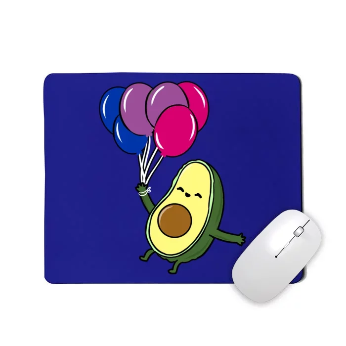 Avocado Balloon Bisexual Pride Gift Mousepad